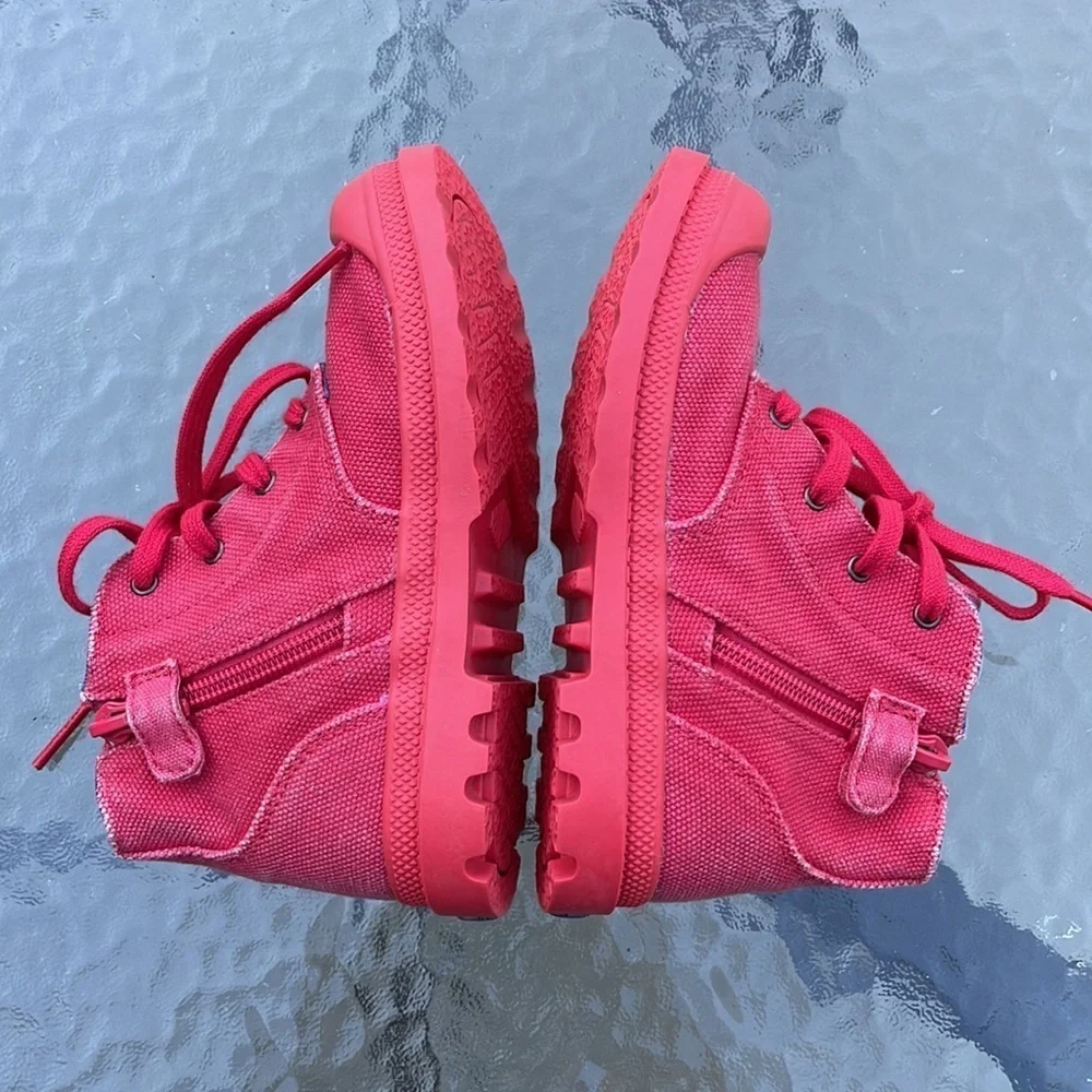 NWOT Palladium Pampa Hi Zipper Boot Cayenne Red